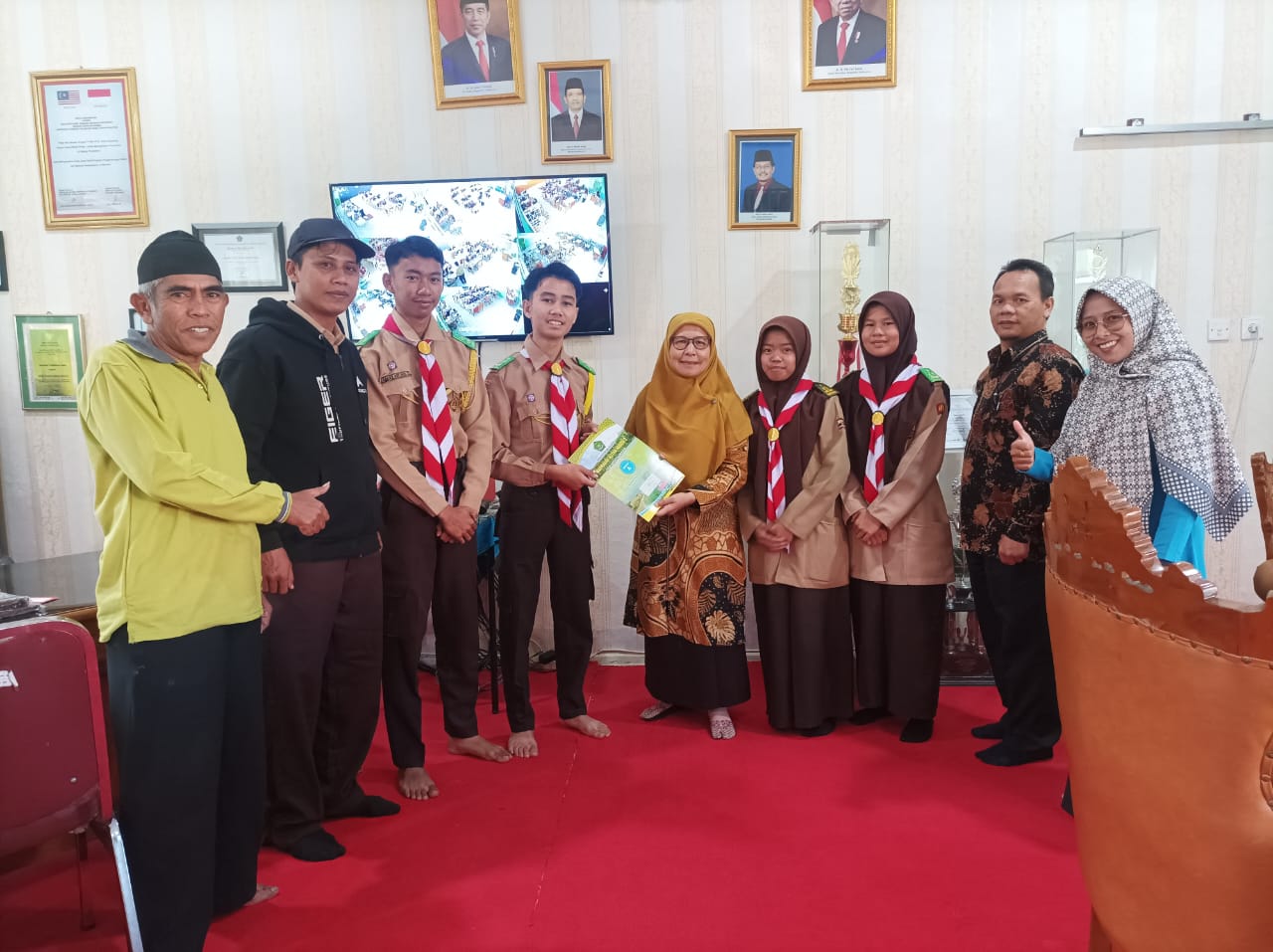 MAN 2 PADANG PANJANG LEPAS PERWAKILAN KONTINGEN RAIMUNA NASIONAL 2023