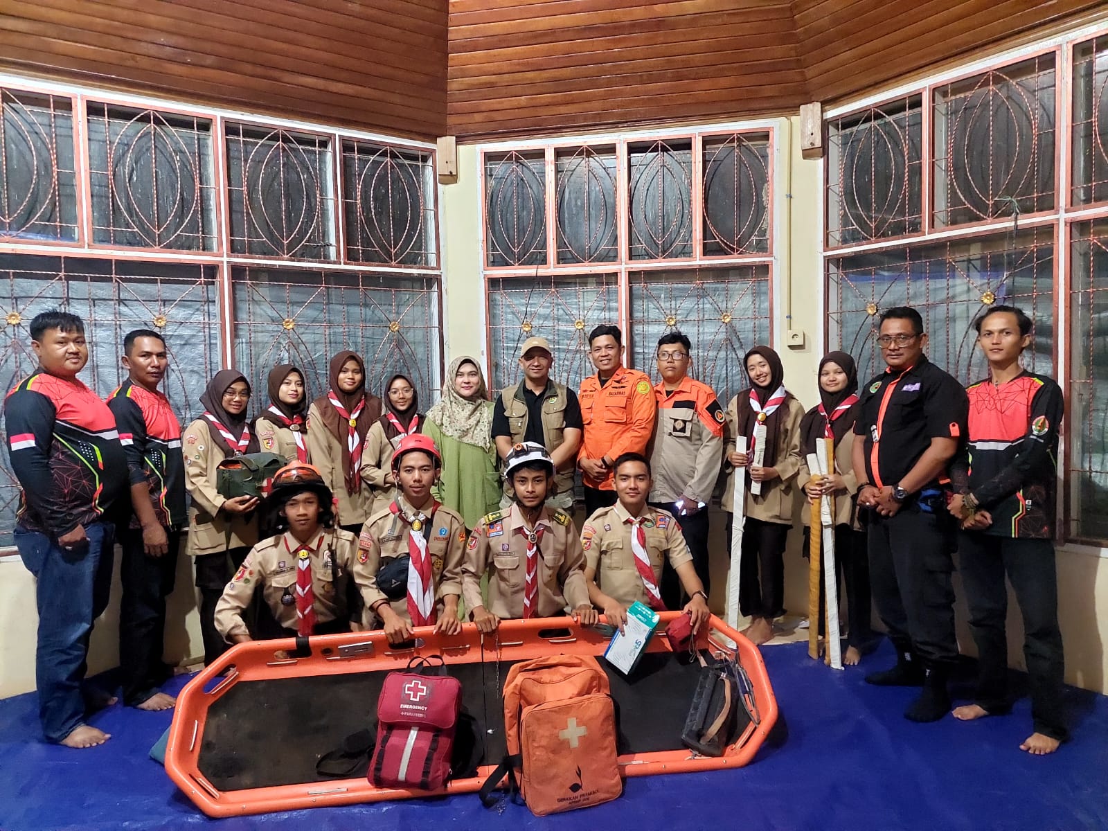 Asah keterampilan, Sat Gas Pramuka Peduli Kwarcab 12 Padang Panjang Gelar Latihan Pertolongan Pertama.