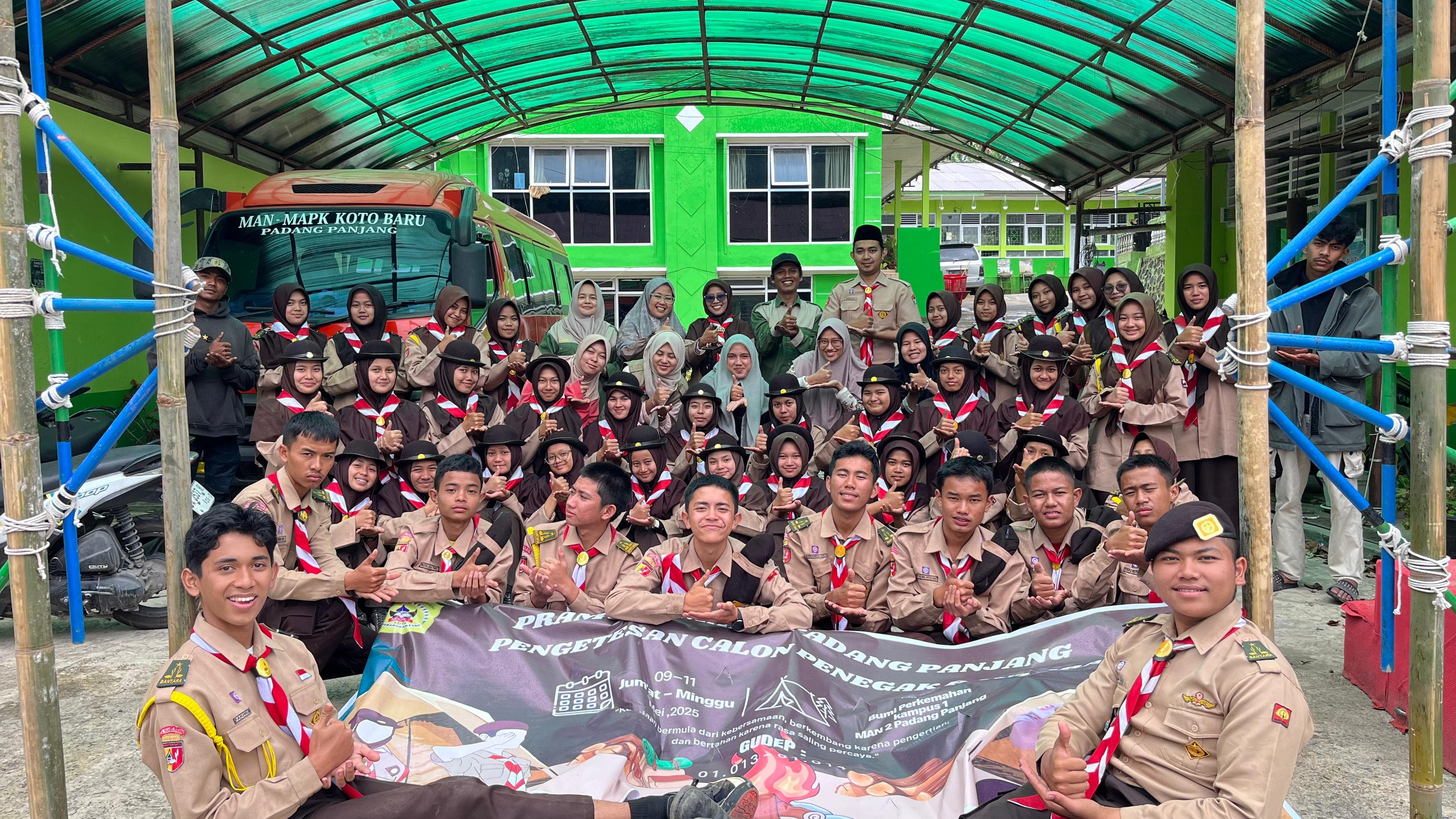  MAN 2 Kota Padangpanjang telah sukses melaksanakan kegiatan seleksi calon penegak bantara