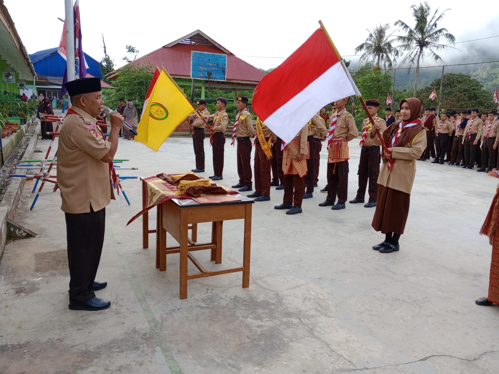 Gudep MAN 3 Padang Panjang Lantik Dewan Ambalan Periode 2023/2024