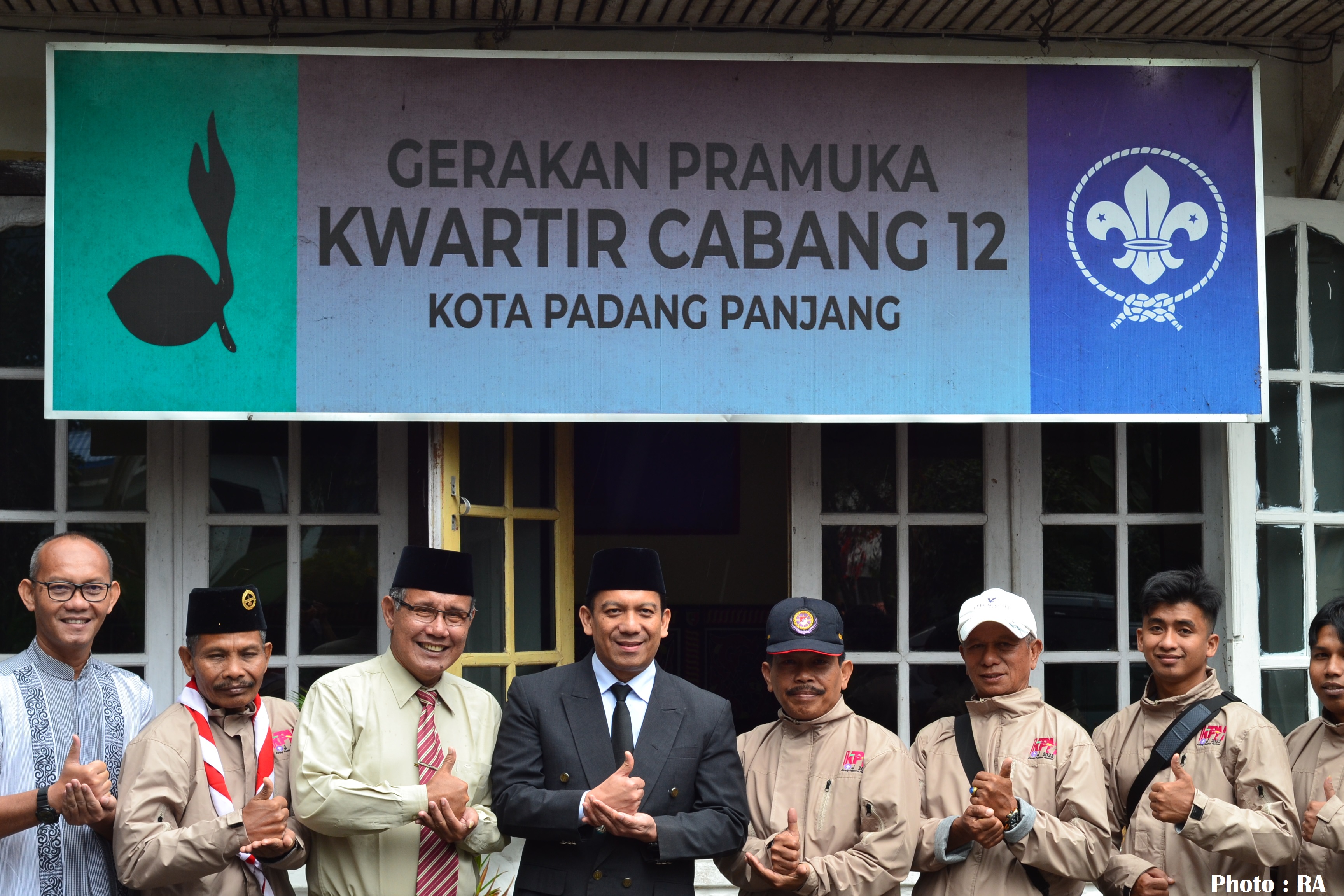 Ka Kwarcab Padang Panjang, Resmi Lepas Kontingen Karang Pamitran 2023 di Cibubur Jakarta
